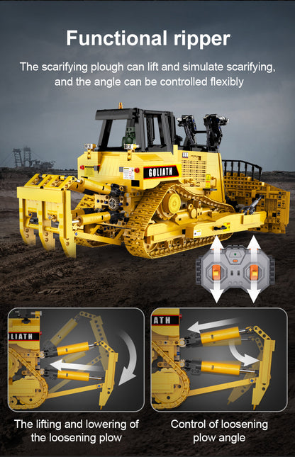 CADA C61056 MOC Technical Heavy Bulldozer Car Model 2826pcs Building Blocks Toys with Motor Ship From China