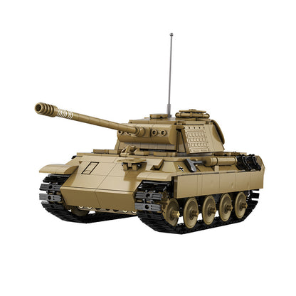 CADA C61073W MOC Military Axis panther tanks Building Blocks Remote control 907pcs bricks toys with Motor from China.