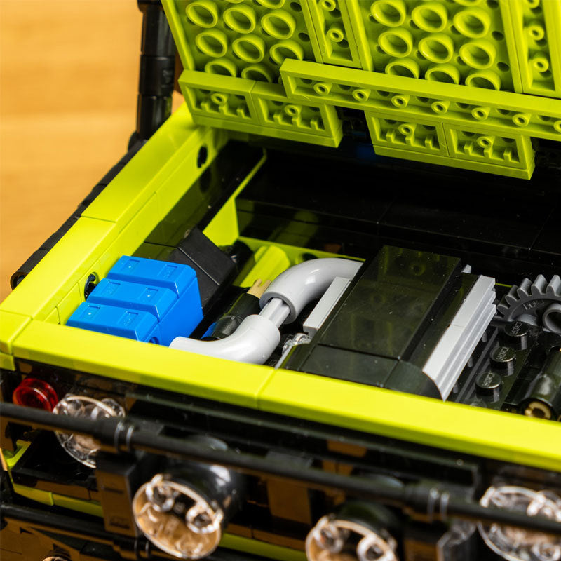 CADA C62001 Moc Technic Green "Suzuki" Jimmy Car Building Blocks with Motor 1803pcs 1:12 Bricks Toys Ship From China.