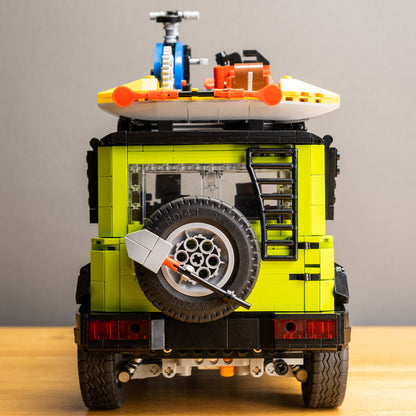 CADA C62001 Moc Technic Green "Suzuki" Jimmy Car Building Blocks with Motor 1803pcs 1:12 Bricks Toys Ship From China.