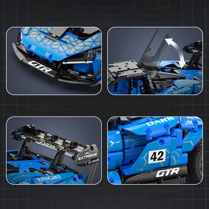 CADA C63003 Technic Remote Control Dark Knight GTR ( McLaren Senna ) 2088pcs Bricks From Europe 3-7 Days Delivery