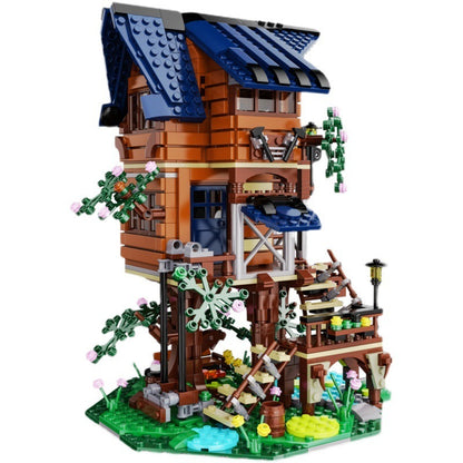 CADA C66004 MOC Street View 4 seasons Tree House building blocks 1155pcs gift from China.