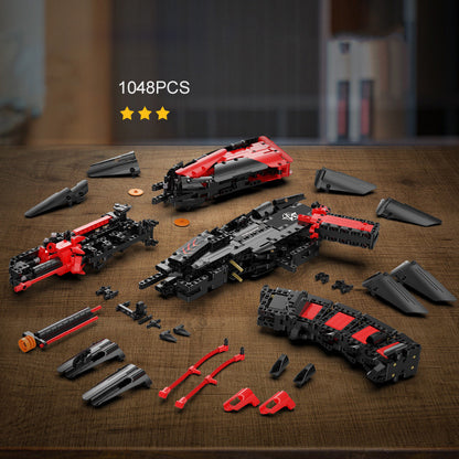 CADA C81054 Military GAME Knives Out GUN Building Blocks with 1048pcs Bricks Toys From China.