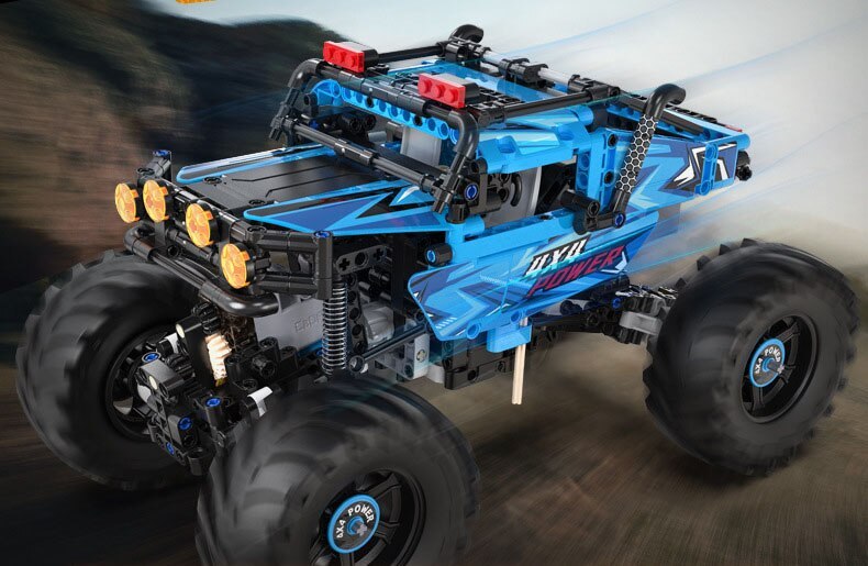 CADA C61008 4WD Off-road Remote Control Car Building Blocks Technical Racing Car RC Buggy Trucks SUV Pickup 699pcs Bricks ship from China.