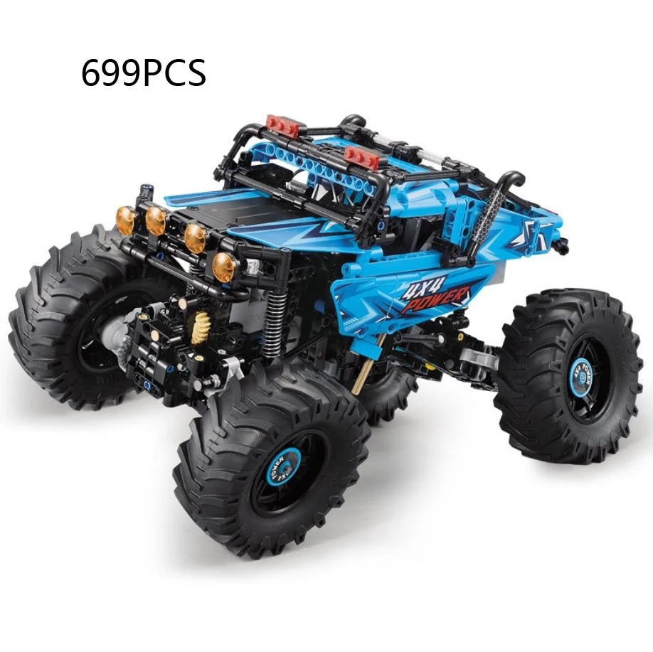 CADA C61008 4WD Off-road Remote Control Car Building Blocks Technical Racing Car RC Buggy Trucks SUV Pickup 699pcs Bricks ship from China.