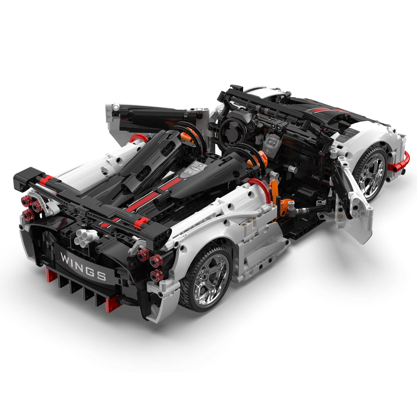 CADA  C63002 Building Blocks Motorized High-Tech Pagani Super Car Remote Control Vehicles Models RC Car 1812pcs Bricks ship from China.