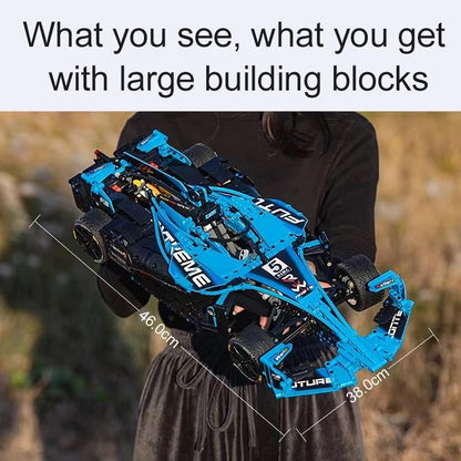 CADA C64004 1667PCS 1:8 City Drift Racing Car Model Building Blocks Technical Super Sports Remote Control Vehicle Bricks Toys ship from China.