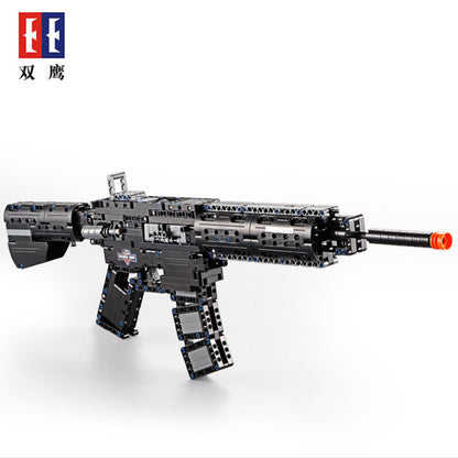CADA C81005 MOC Building block gun Model Series Mauser M4A1 Assault Rifle Submachine Gun Building Blocks 621pcs Bricks Toys Gif