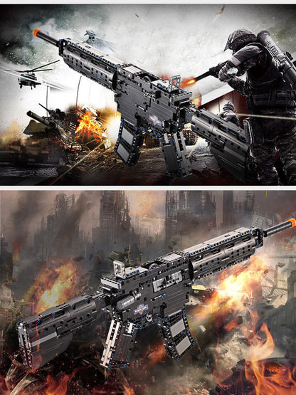 CADA C81005 MOC Building block gun Model Series Mauser M4A1 Assault Rifle Submachine Gun Building Blocks 621pcs Bricks Toys Gif