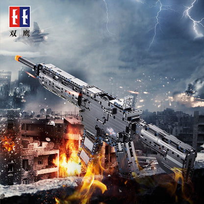 CADA C81005 MOC Building block gun Model Series Mauser M4A1 Assault Rifle Submachine Gun Building Blocks 621pcs Bricks Toys Gif