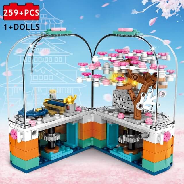 SEMBO SY 601075-601079 Japanese Cherry Blossom Season Street View