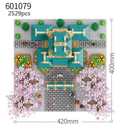 SEMBO SY 601075-601079 Japanese Cherry Blossom Season Street View