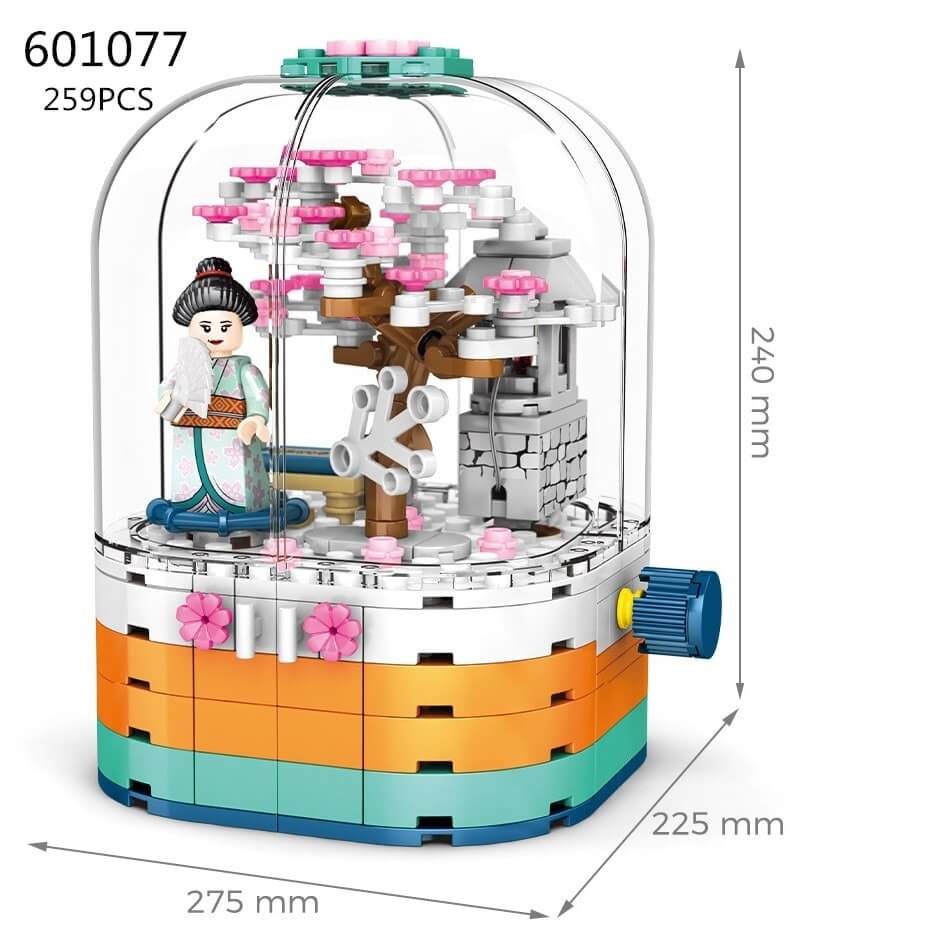 SEMBO SY 601075-601079 Japanese Cherry Blossom Season Street View