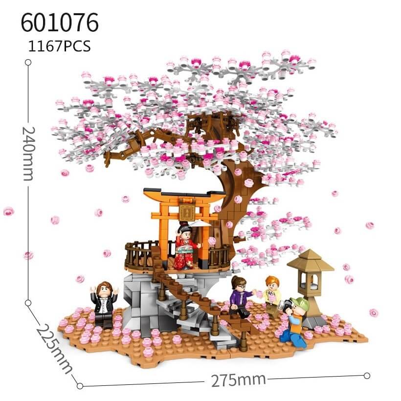 SEMBO SY 601075-601079 Japanese Cherry Blossom Season Street View
