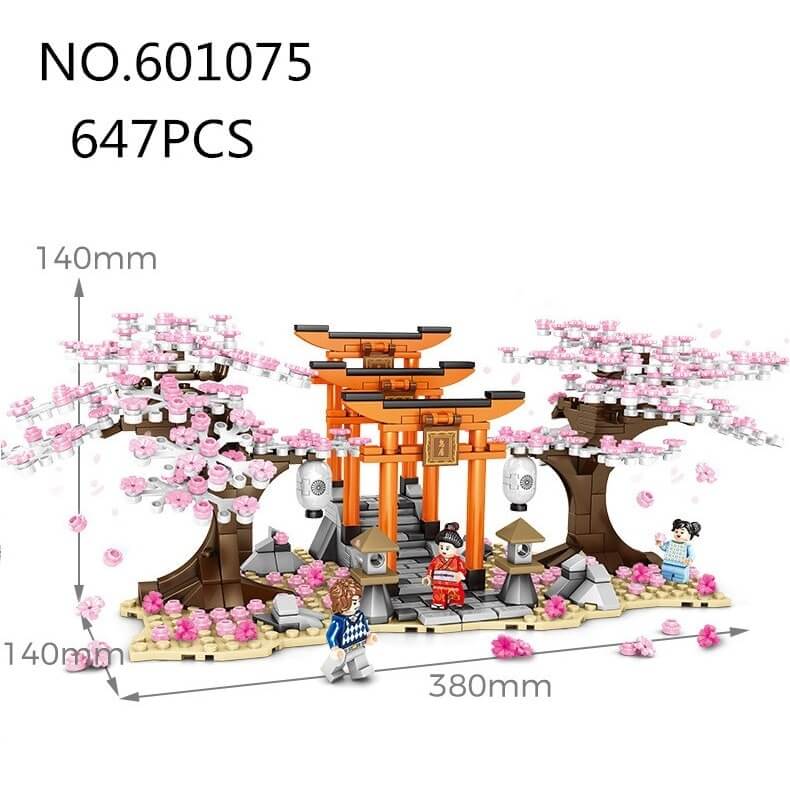 SEMBO SY 601075-601079 Japanese Cherry Blossom Season Street View