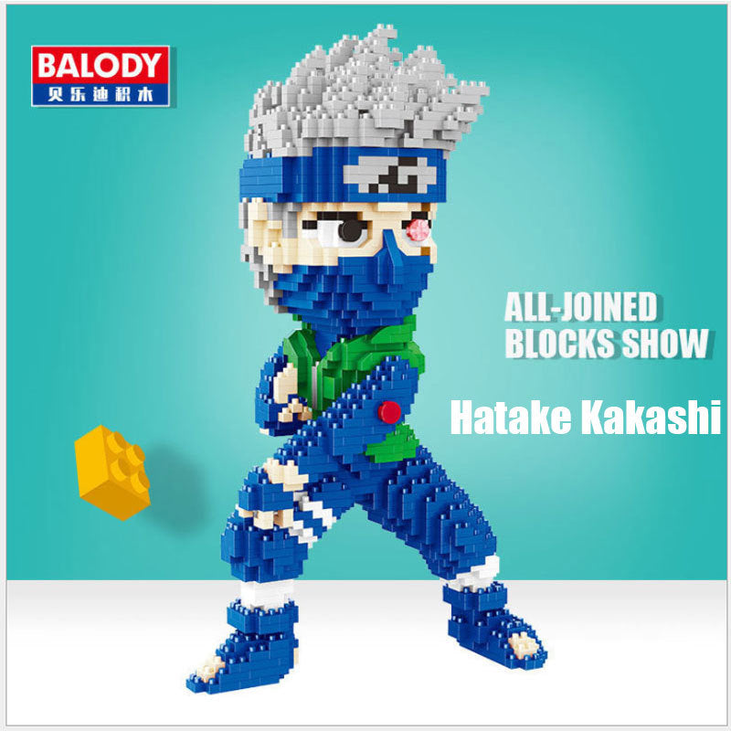 【Clearance Stock】Balody 16093/16094 Hatake Kakashi UZUMAKI NARUTO Cartoon Model Sets Building Blocks 1670pcs/1570pcs Toys （no tax)