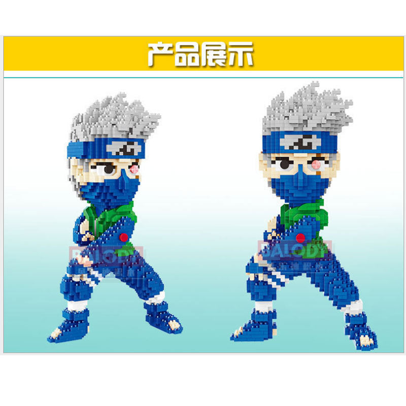 【Clearance Stock】Balody 16093/16094 Hatake Kakashi UZUMAKI NARUTO Cartoon Model Sets Building Blocks 1670pcs/1570pcs Toys （no tax)