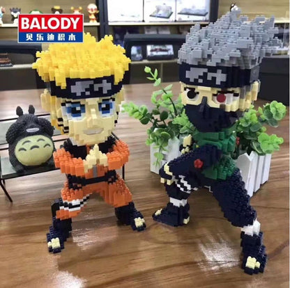 【Clearance Stock】Balody 16093/16094 Hatake Kakashi UZUMAKI NARUTO Cartoon Model Sets Building Blocks 1670pcs/1570pcs Toys （no tax)