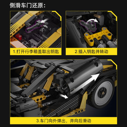 【Clearance Stock】C63001 Cyber Night-Cyber Turbo-V 1682pcs Bricks Toys Model Ship From China