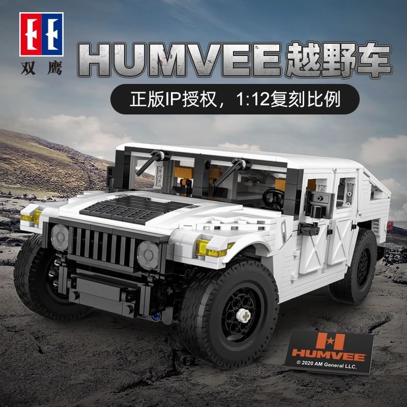 【Clearance Stock】CADA C61027 Technic Humvee building blocks 1380pcs bricks Toys For Gift ship from China