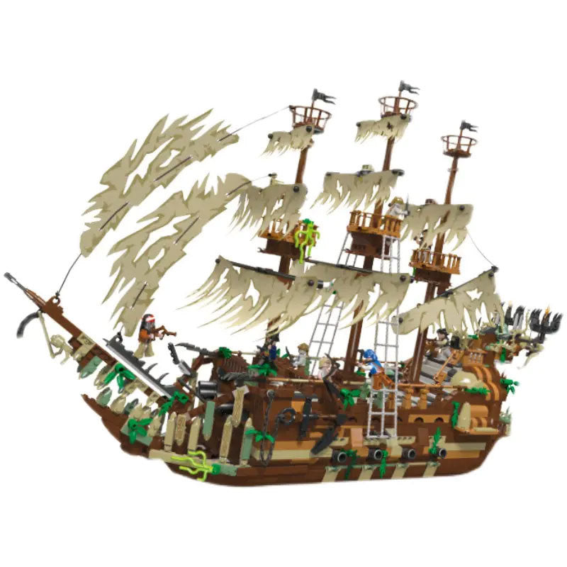 【Clearance Stock】JIESHAR 35002 Creator Series The Flying Dutchman Building Blocks 2252pcs Bricks Model Toys Ship From China