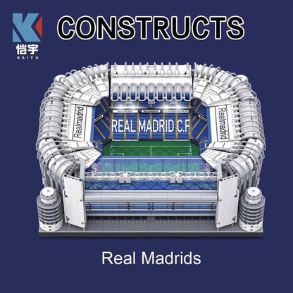 【Clearance Stock】KAIYU K86101 Royal Football Stadium Building Assembling Fan Collection Small Particle Building Block Toy Decoration From China