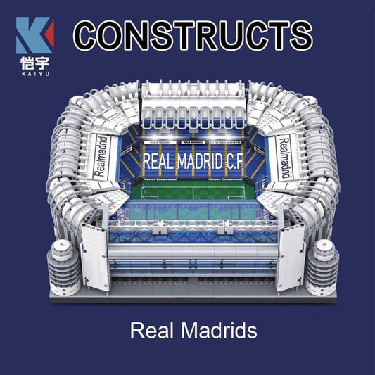 【Clearance Stock】KAIYU K86101 Royal Football Stadium Building Assembling Fan Collection Small Particle Building Block Toy Decoration From China