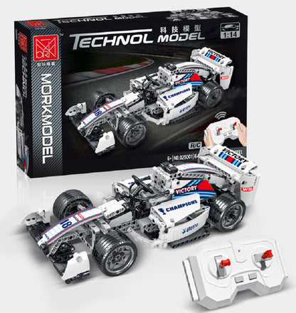 【Clearance Stock】MORKMODEL 025001 Technic Remote Control F1 racing white Williams One-piece base Building block model 640pcs From China