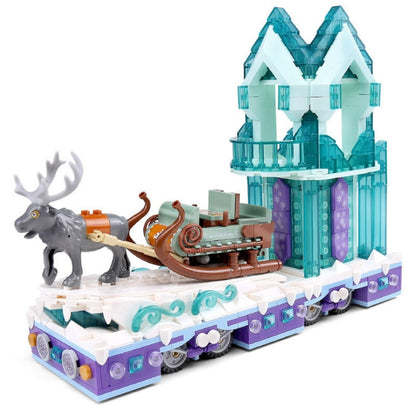 MOULDKING 11002 Street View Creator Series Dream Crystal Parade Float Model Building Blocks 901pcs Bricks Children Toys Ship From China