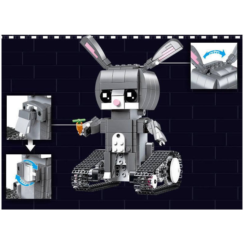 【Clearance Stock】Mould King 13045 Technic Series Walking Brick Hudy-Rabbit Building Blocks 344pcs Bricks Toys Ship From China
