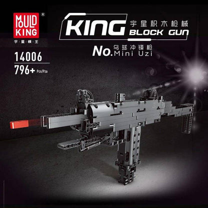 【Clearance Stock】Mould King 14006 Technic Series Military Mini Uzi Ship From China