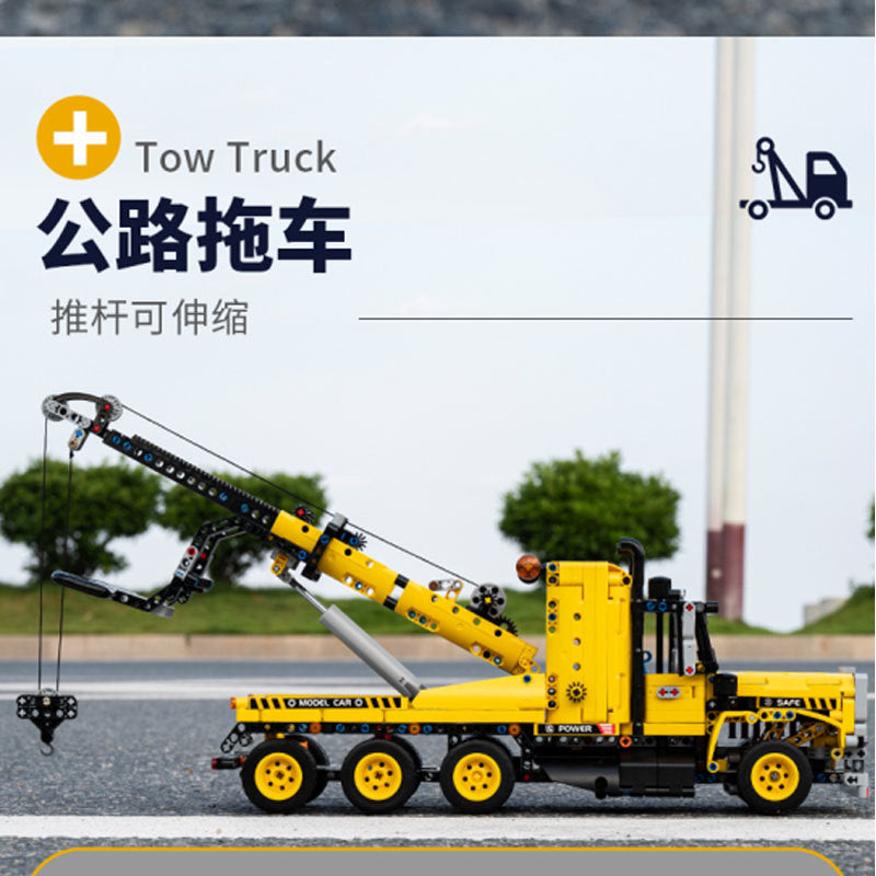 【Clearance Stock】Mould King 17011 High-Tech Series Tow Truck Building Blocks 1250pcs Bricks MOC-43434 Ship From China