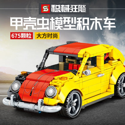 【Clearance Stock】SY 8302 Beetle Retro car Building Block 675pcs Bricks Toy From China