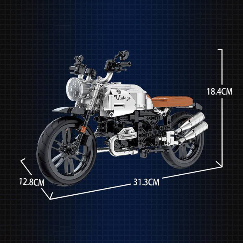 CoGo 15803C Technic Tech-Storm Motorcycle Model Building Blocks 631pcs bricks Toys From China.