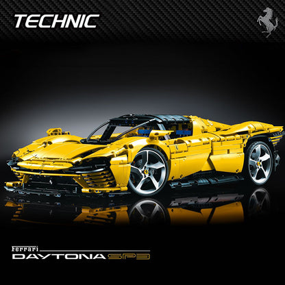 Custom 43143 Technic Yellow Ferrari Sports Car Buidling Blocks 3778PCS Bricks Toys from China Delivery.