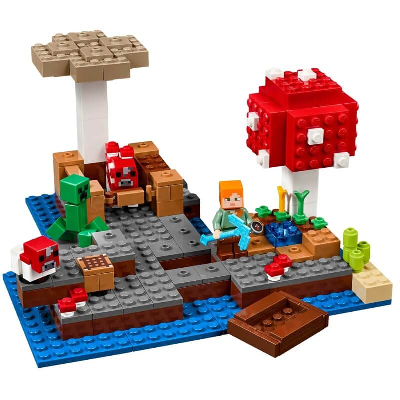 DECOOL 824 My World: Mushroom Island Minecraft Compatible LEGO 21129