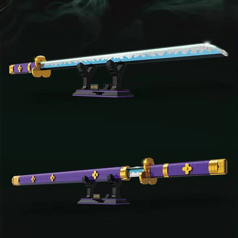 DK1502 Sauron with a knife big sharp knife 21 Gong Yan Mo knife 1:1 Model building blocks 936pcs bricks set from China.