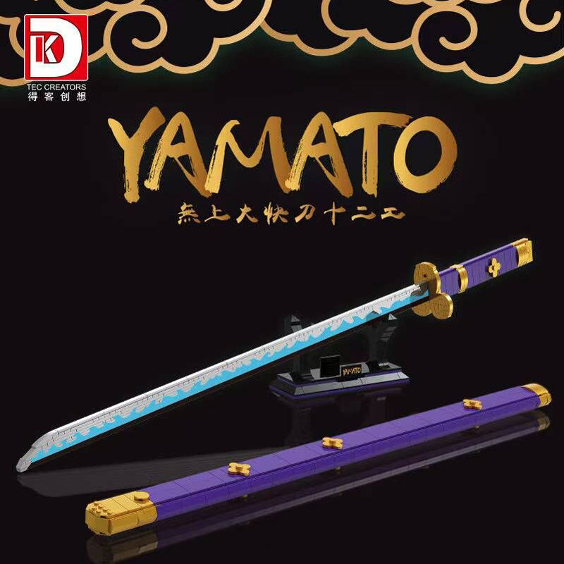 DK1502 Sauron with a knife big sharp knife 21 Gong Yan Mo knife 1:1 Model building blocks 936pcs bricks set from China.