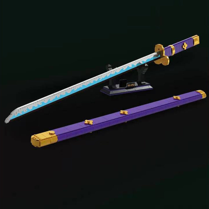 DK1502 Sauron with a knife big sharp knife 21 Gong Yan Mo knife 1:1 Model building blocks 936pcs bricks set from China.