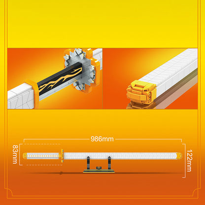 DK1506 Movie &amp; Game Nichirin sword Building Blocks 956pcs Bricks Toys from China Delivery.