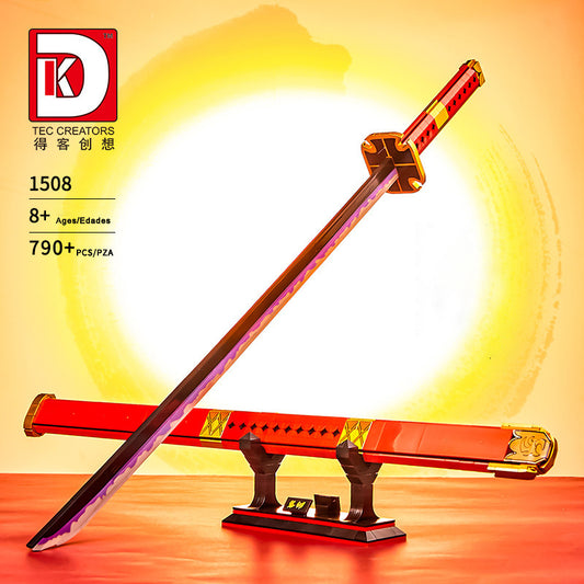 DK1508 Movie &amp; Game Three Generations of Ghost Swords Building Blocks 790pcs Bricks Toys From China Delivery.