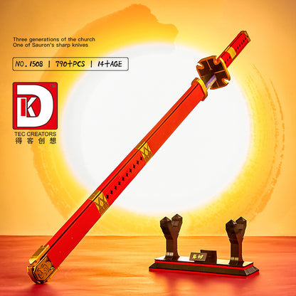 DK1508 Movie &amp; Game Three Generations of Ghost Swords Building Blocks 790pcs Bricks Toys From China Delivery.