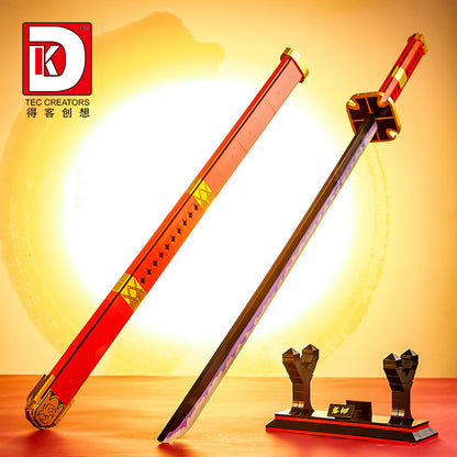 DK1508 Movie &amp; Game Three Generations of Ghost Swords Building Blocks 790pcs Bricks Toys From China Delivery.