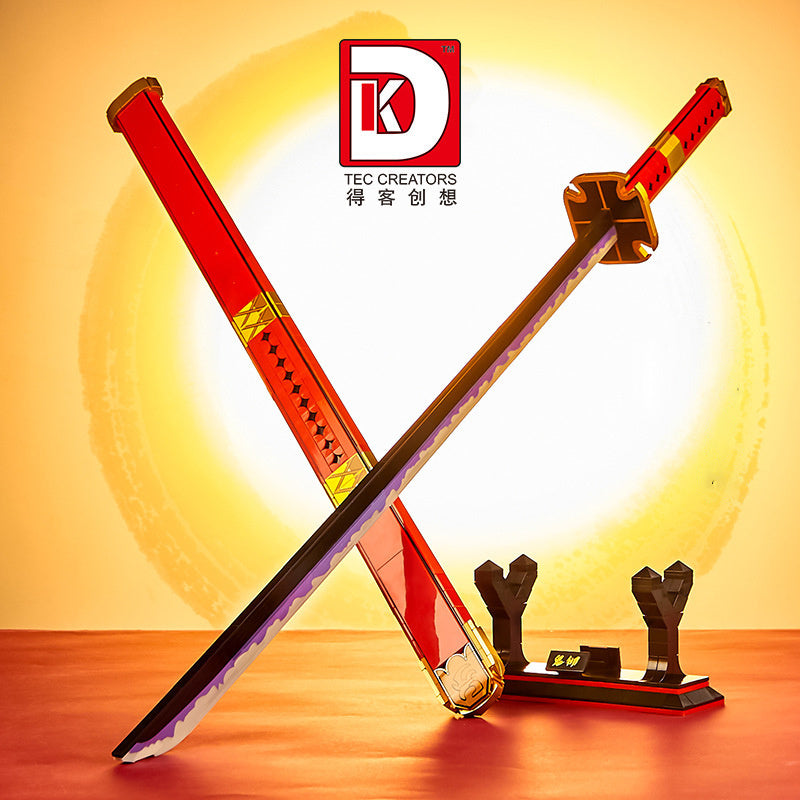 DK1508 Movie &amp; Game Three Generations of Ghost Swords Building Blocks 790pcs Bricks Toys From China Delivery.