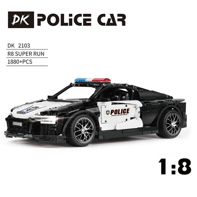 DK2103 1880pcs Technic series R8 V10 Second Generation Building Blocks Toys To China