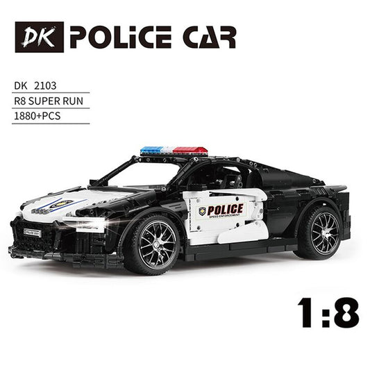 DK2103 1880pcs Technic series R8 V10 Second Generation Building Blocks Toys To China