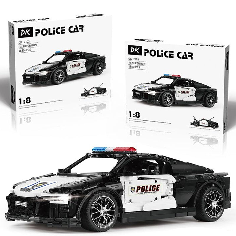 DK2103 1880pcs Technic series R8 V10 Second Generation Building Blocks Toys To China