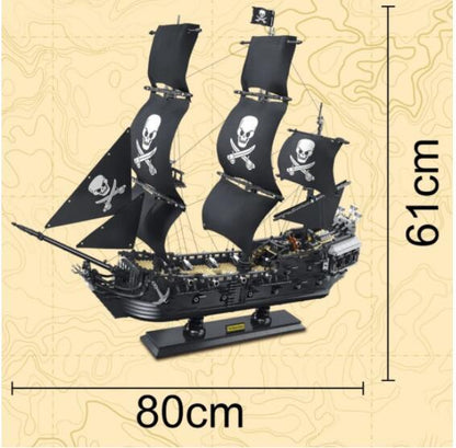 DK6001 Movie Pirates The Black Pearl Ship Building Blocks 3423pcs Bricks Toys From USA 3-7 Days Delivery.
