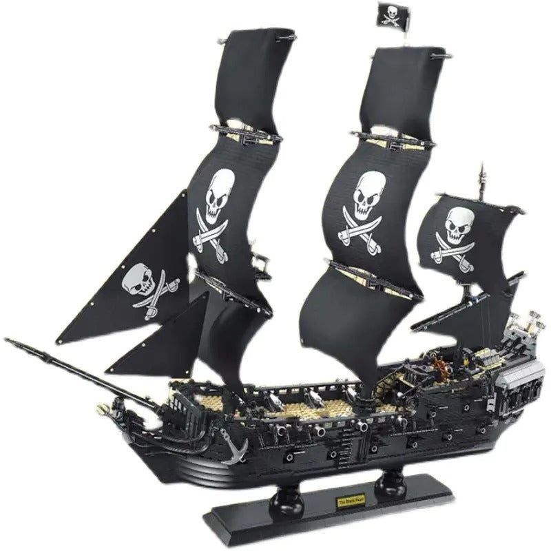 DK6001 Movie Pirates The Black Pearl Ship Building Blocks 3423pcs Bricks Toys From USA 3-7 Days Delivery.