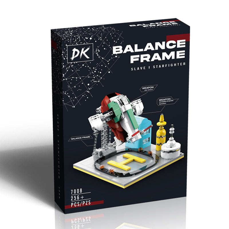 DK7008 Suspension Series Slave No. 1 Balance Frame MOC Model Decoration Small Particle Assembled Building Block Toy From China